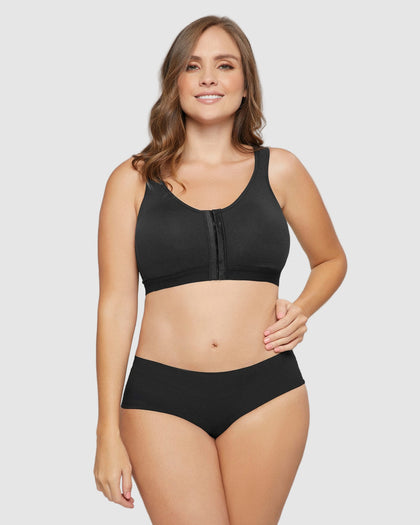 Panty hípster invisible ultraplano sin elásticos y de pocas costuras#color_785-negro-jaspe