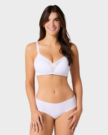 Panty hípster invisible ultraplano sin elásticos y de pocas costuras#color_000-blanco