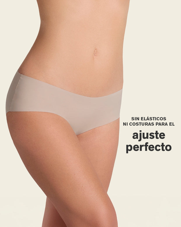 Panty hípster invisible ultraplano sin elásticos y de pocas costuras