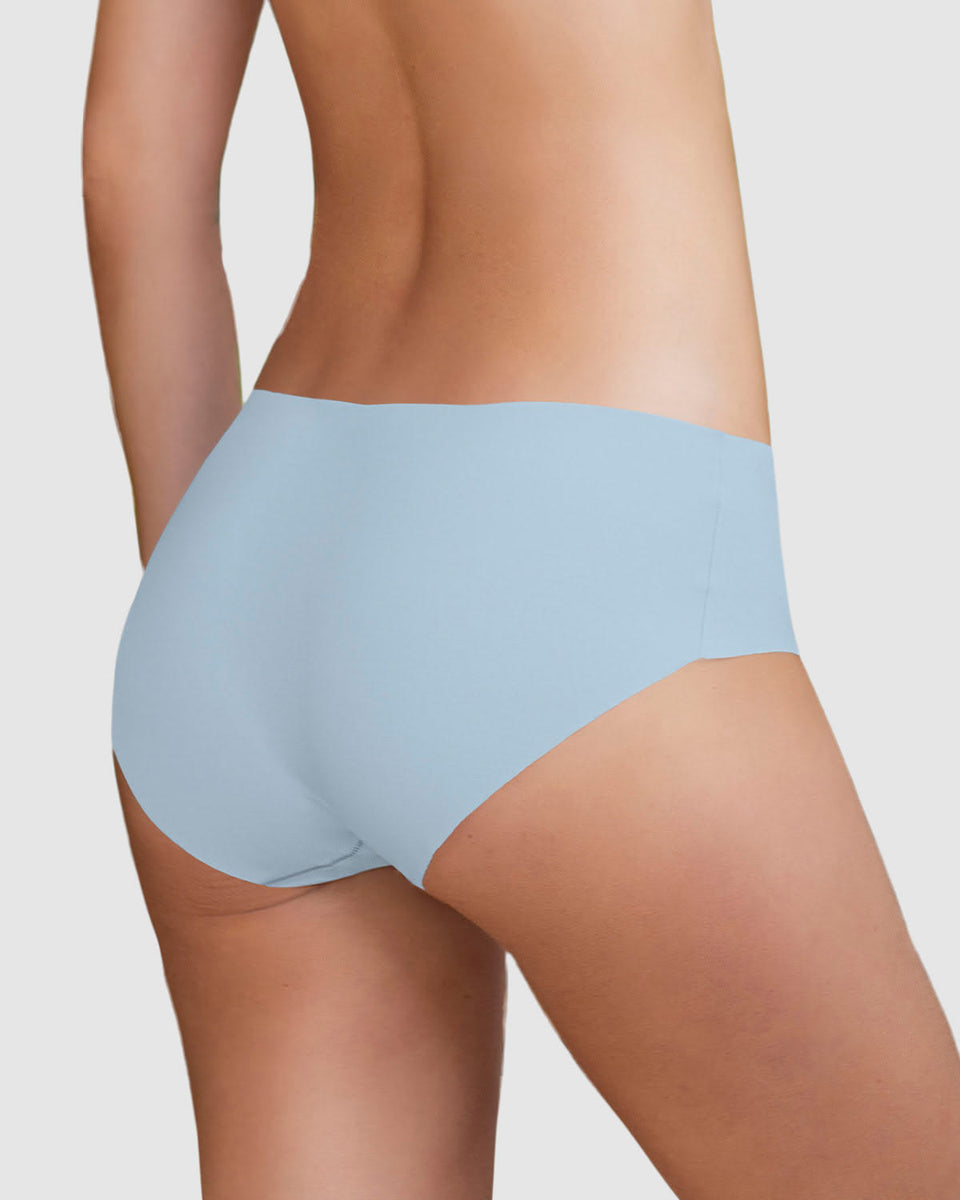 Panty hípster invisible ultraplano sin elásticos y de pocas costuras