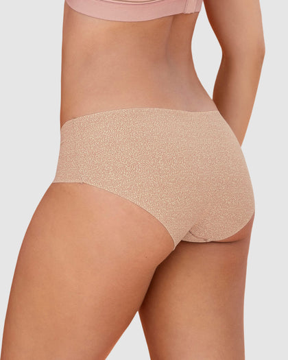 Panty hípster invisible ultraplano sin elásticos y de pocas costuras#color_b73-estampado-textura