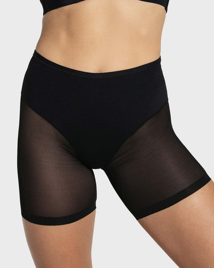 Panty faja invisible de compresión efecto brasilera#color_700-negro