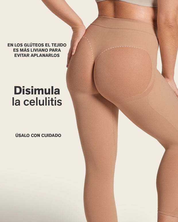 Faja pantalón capri invisible levanta cola