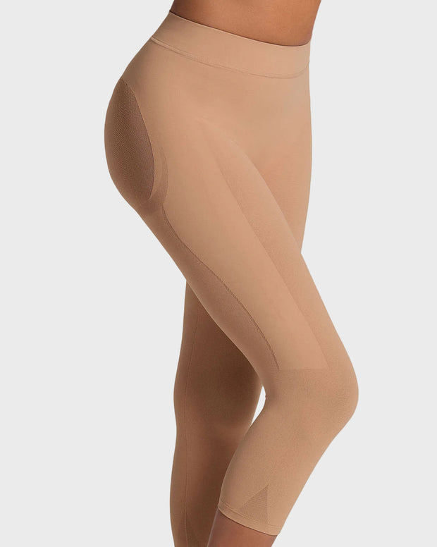 Faja pantalón capri invisible levanta glúteos