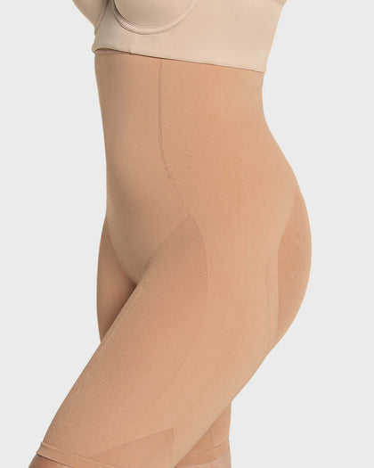 Panty faja media pierna invisible levanta glúteos