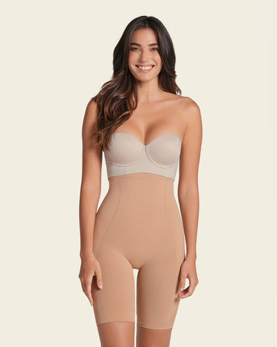 Body faja media pierna invisible levanta cola#color_087-cafe-medio