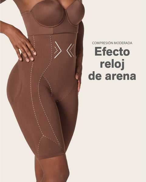 Body faja media pierna invisible levanta cola#color_875-cafe-oscuro