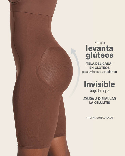 Body faja media pierna invisible levanta cola#color_875-cafe-oscuro