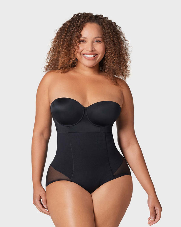 Panty faja de tiro alto y control de abdomen invisible en glúteos