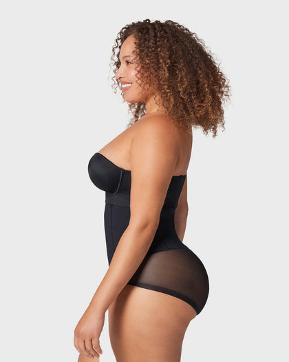 Faja pantalón de tiro alto y compresión de abdomen invisible en glúteos