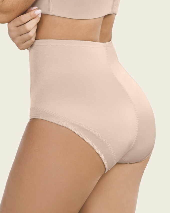 Panty faja de control de abdomen y cintura#color_802-cafe-claro