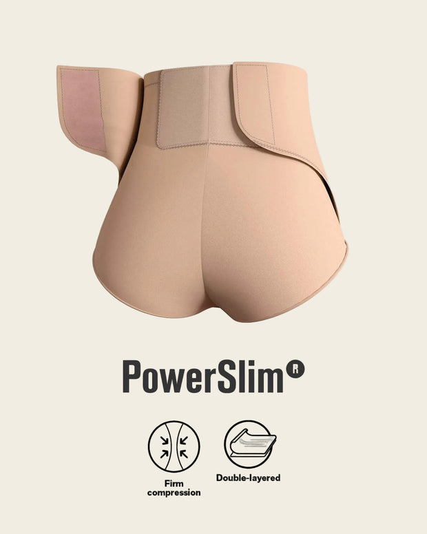 Faja pantalón postquirúrgica con laterales en velcro