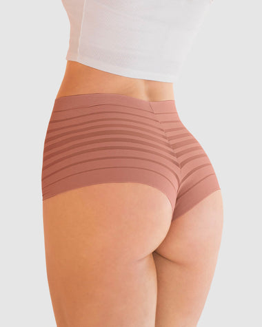 Panty alto de compresión suave con SmartLace® en bandas#color_122-rosa-medio