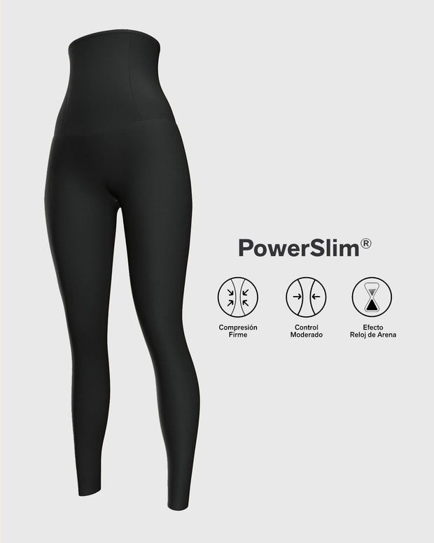 Legging de tiro alto de control en abdomen y piernas