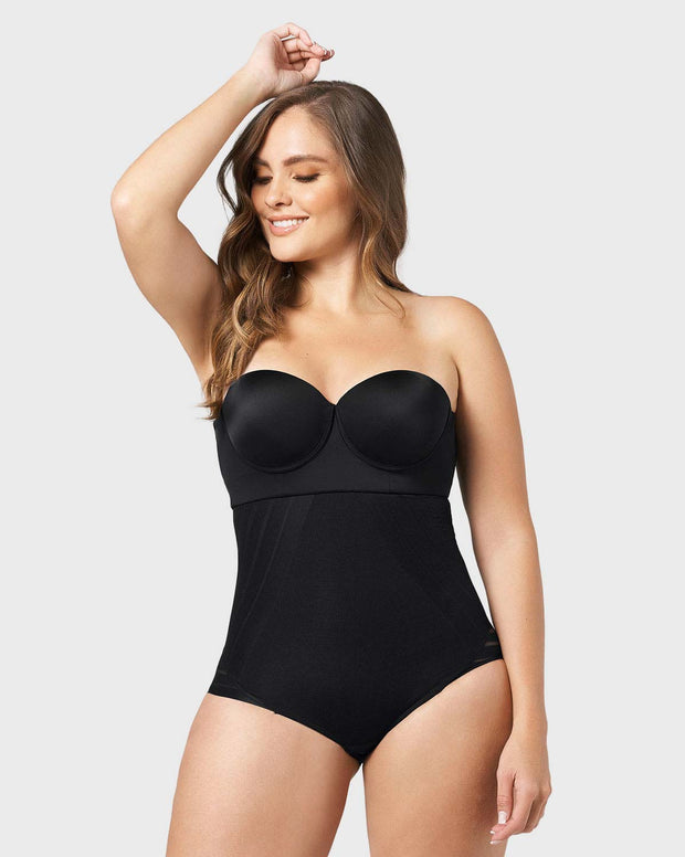 Panty faja busto libre de control de abdomen invisible en piernas