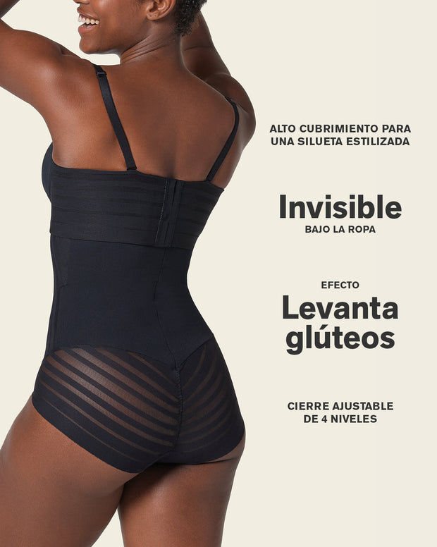 Panty faja busto libre de compresión de abdomen invisible en piernas