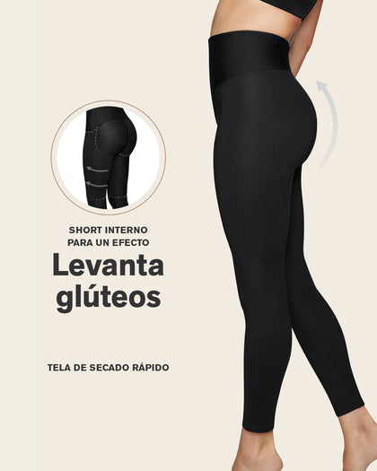 Legging de compresión con short interno levanta cola#color_700-negro