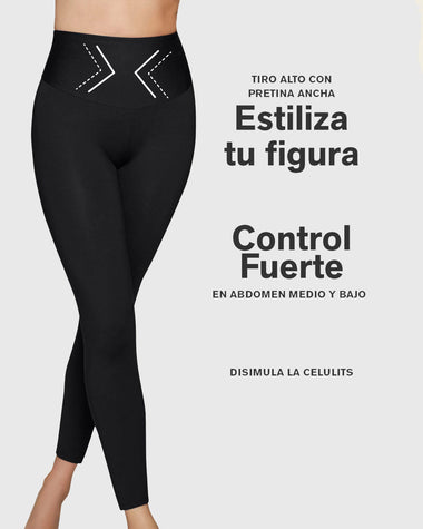 Legging de compresión con short interno levanta cola#color_700-negro
