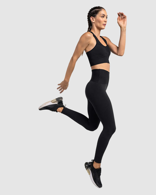 Legging deportivo tiro alto de control y de secado rápido