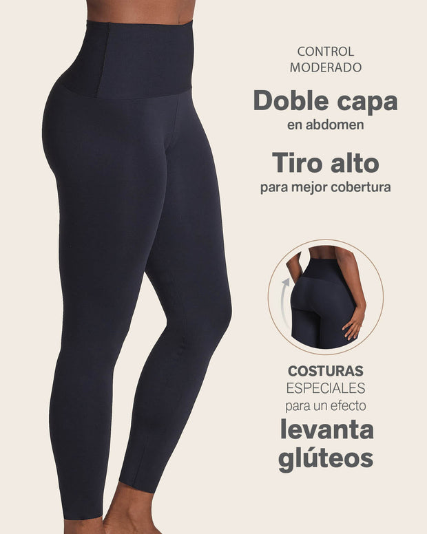 Legging deportivo tiro alto de compresión y de secado rápido