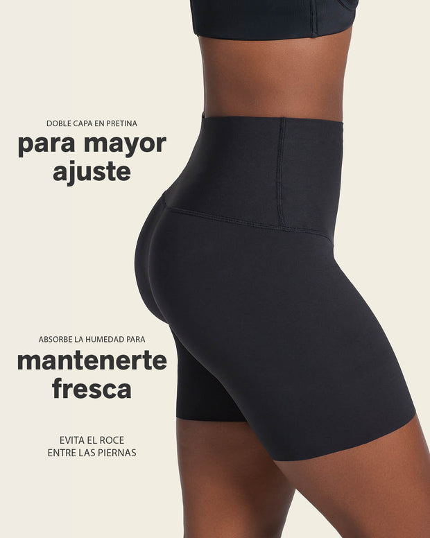 Short de compresión de abdomen y cintura que disimula la celulitis