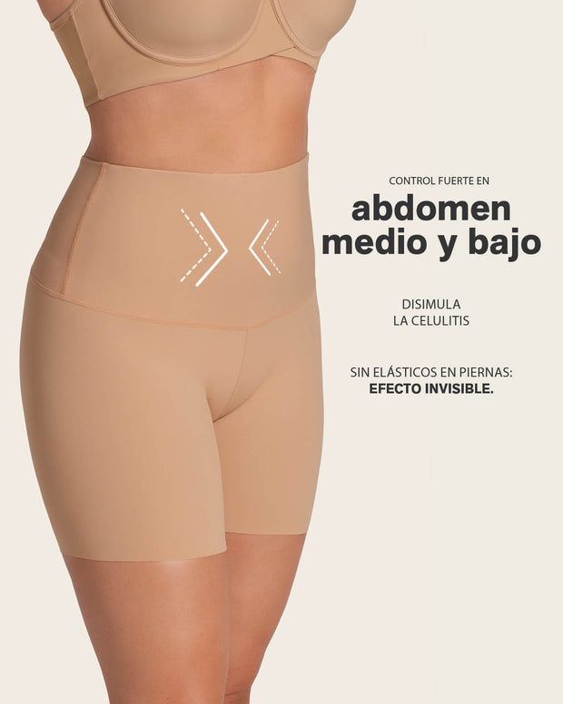 Short de compresión de abdomen y cintura que disimula la celulitis