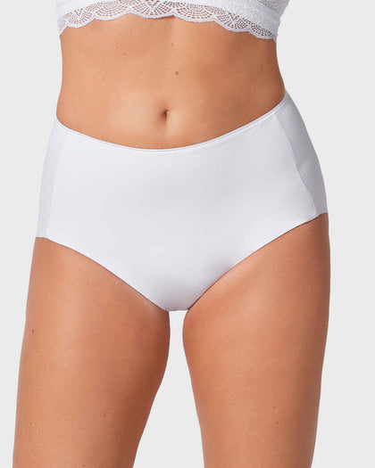 Panty clásico con tela inteligente sin costuras#color_000-blanco