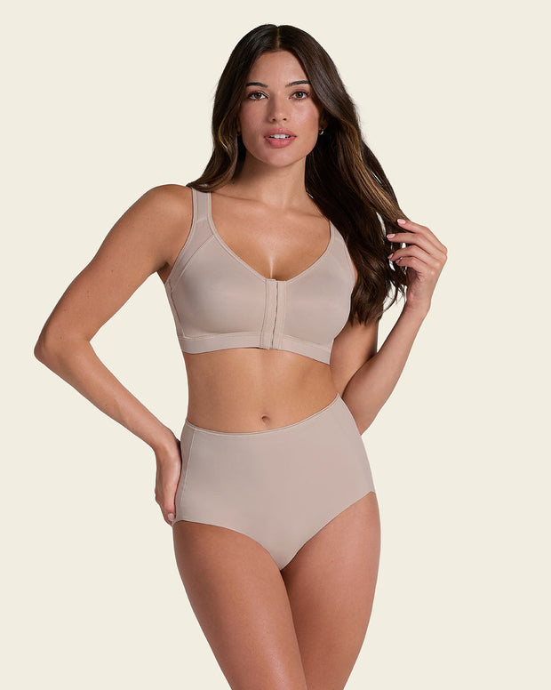 Panty clásico efecto invisible de compresión fuerte en abdomen