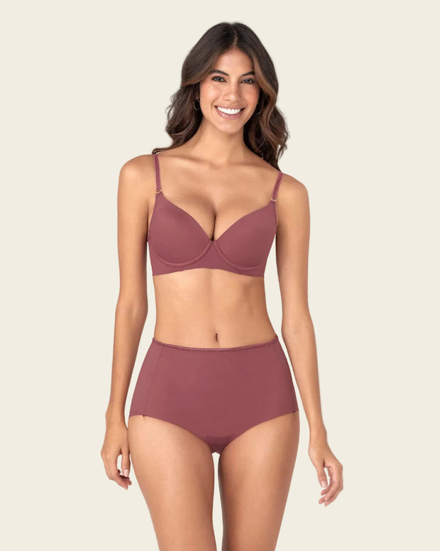 Panty clásico efecto invisible de compresión fuerte en abdomen