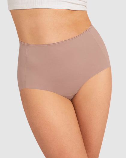 Panty clásico efecto invisible de compresión fuerte en abdomen#color_281-palo-de-rosa