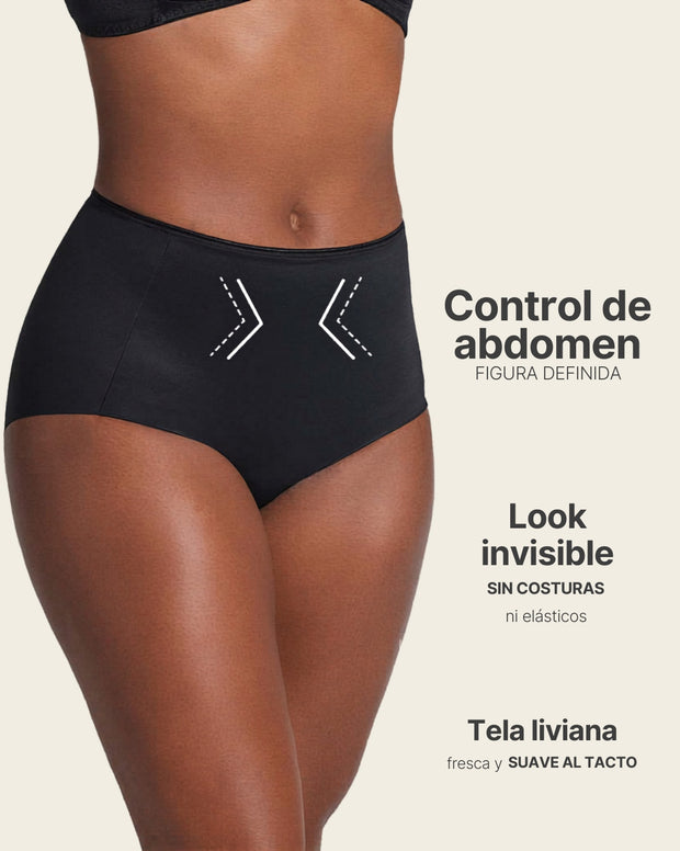 Panty clásico efecto invisible de compresión fuerte en abdomen