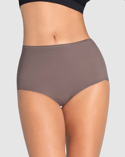 Panty clásico efecto invisible de compresión fuerte en abdomen#color_868-taupe