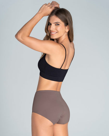 Panty clásico efecto invisible de compresión fuerte en abdomen