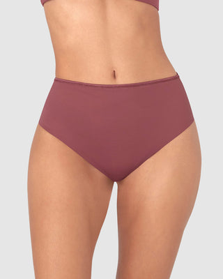 Panty faja brasilera de compresión fuerte tiro alto#color_194-vino