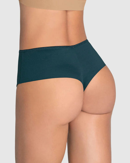 Panty faja brasilera de compresión fuerte tiro alto#color_650-azul-petroleo