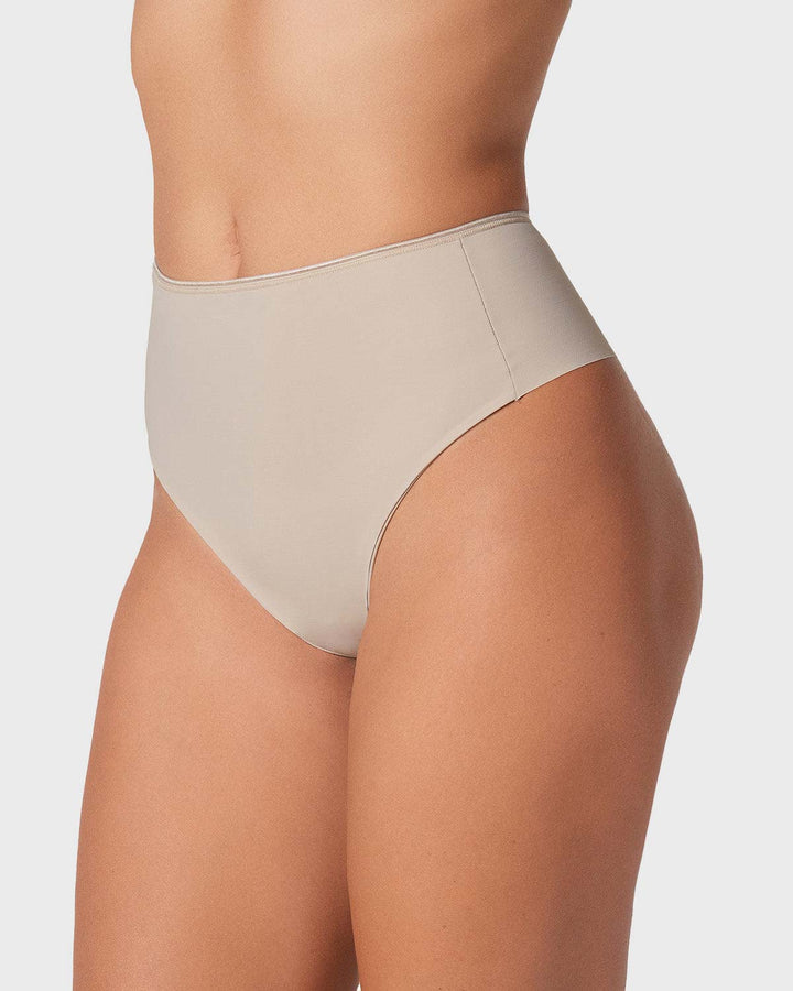 Panty faja brasilera de compresión fuerte tiro alto
