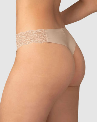 Brasilera invisible con toques de encaje en laterales#color_802-cafe-claro