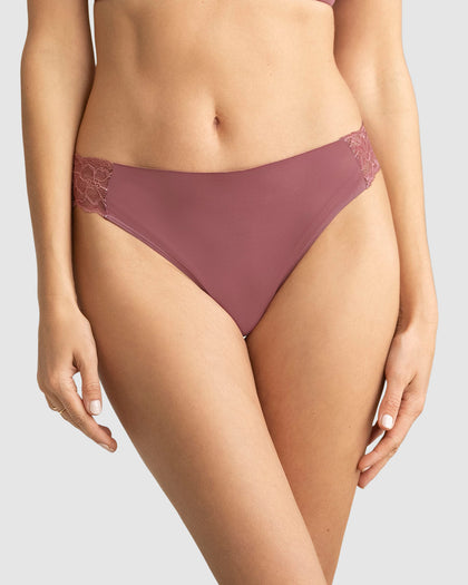 Brasilera invisible con toques de encaje en laterales#color_b90-vino-medio