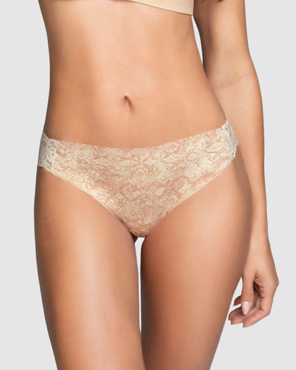 Brasilera invisible con toques de encaje en laterales#color_b96-estampado-piton