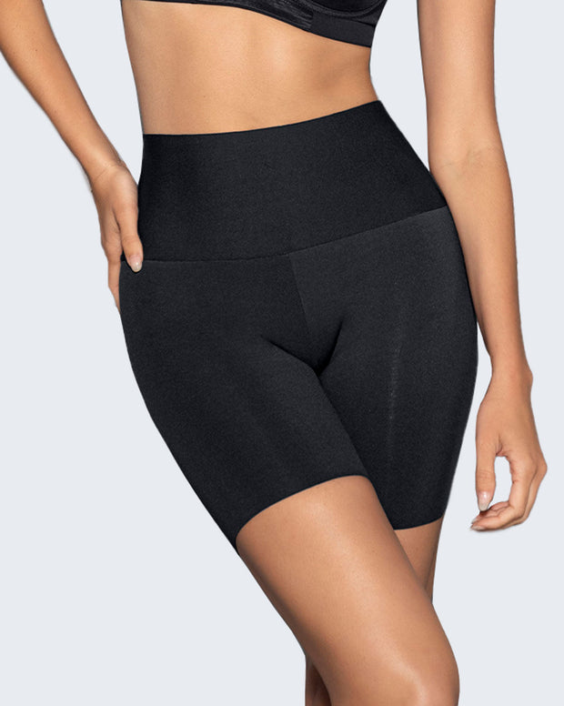 Short de control moderado aspecto invisible con fajón antideslizante