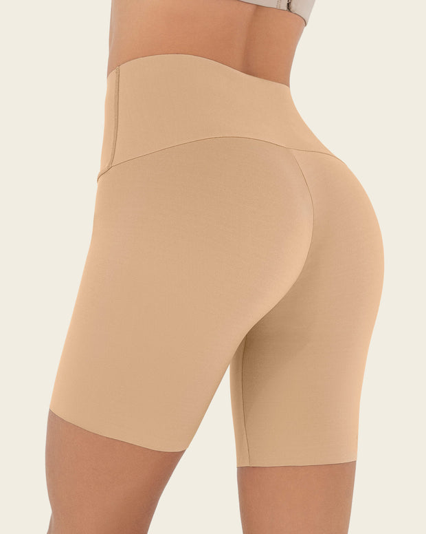 Short de control moderado aspecto invisible con fajón antideslizante
