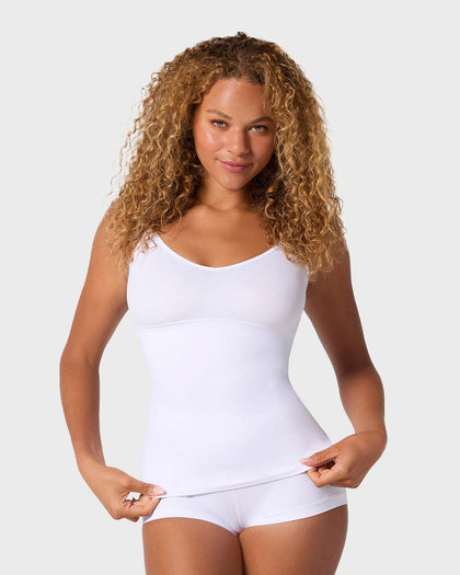 Camiseta multiusos de compresión de abdomen#color_000-blanco