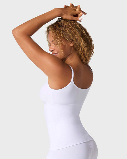 Camiseta multiusos de compresión de abdomen#color_000-blanco