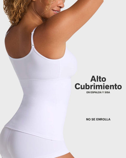 Camiseta multiusos de compresión de abdomen#color_000-blanco