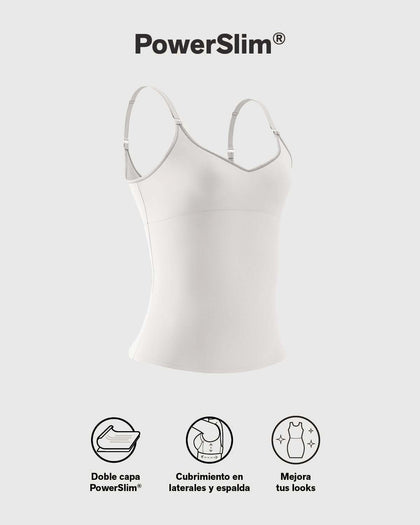 Camiseta multiusos de compresión de abdomen#color_000-blanco