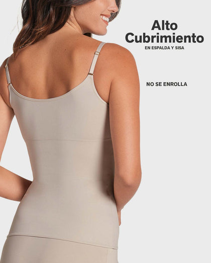 Camiseta multiusos de compresión de abdomen#color_802-cafe-claro