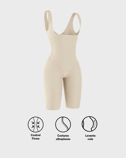 Body busto libre ultraliviano de compresión fuerte#color_700-negro