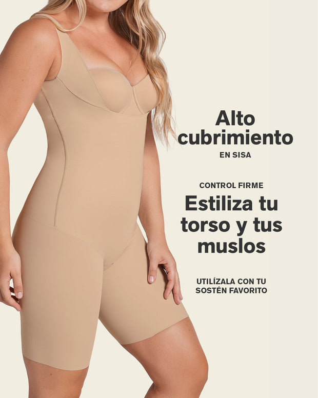 Body busto libre ultraliviano de compresión fuerte