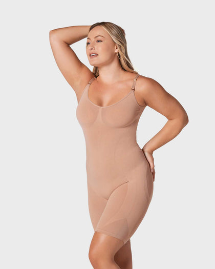 Faja body invisible de compresión efecto levanta glúteos