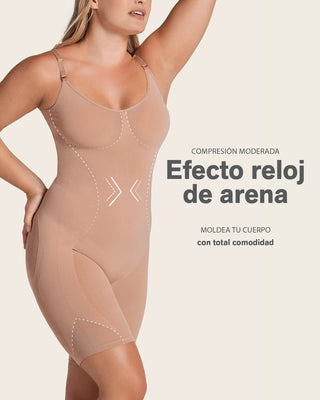 Faja body invisible de compresión efecto levanta cola#color_087-cafe-medio